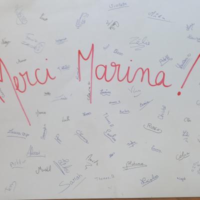 remerciement des élèves de la chorale du Collège Belledonne