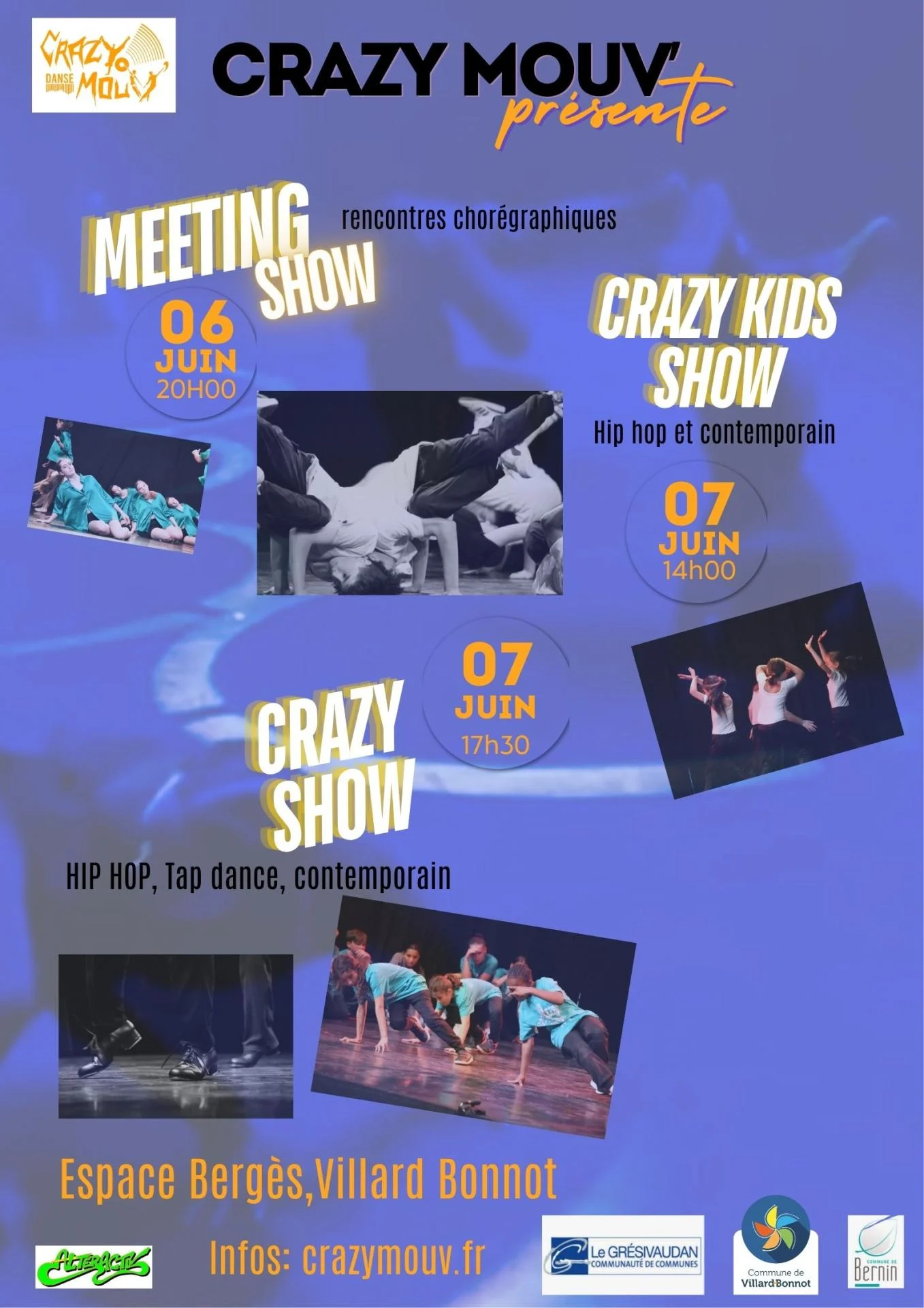 Afficheslescrazyshows2026